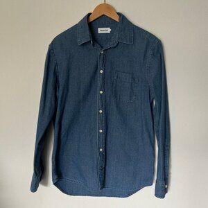 Taylor Stitch - The California in Washed Indigo Crepe - M - 40